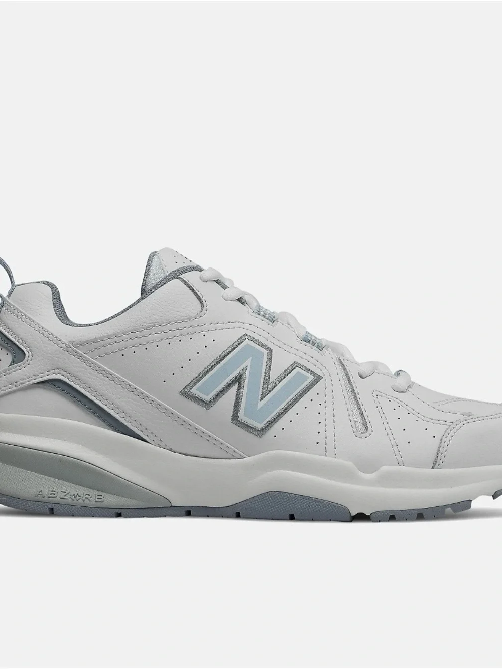 New Balance 608v5 White and Light Blue WX608v5 Size 6.5